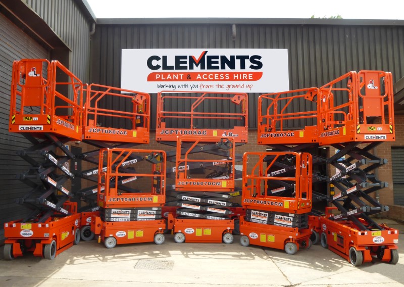 Clements Invests in new scissor lifts