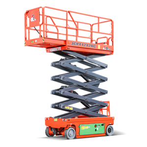 12m electric scissor lift for hire in Coventry from Clements Plant & Access Hire