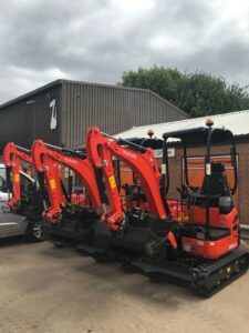 Kubota 1.7 ton Excavators available to hire from Coventry's No1 Independent Plant Hire Company