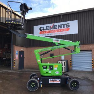 Niftylift hr12le all electric boom lift for hire from Coventry's No1 Independent Plant Hire Company