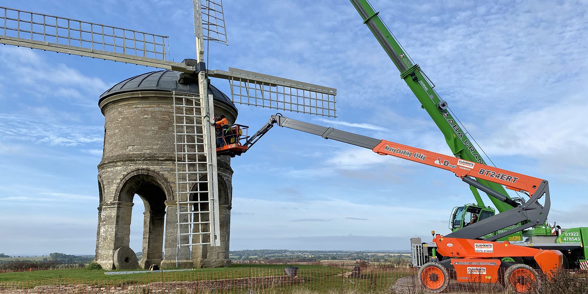 website windmill image Clements Plant & Access Hire offer approved IPAF training courses for mobile boom lifts. Book a course now